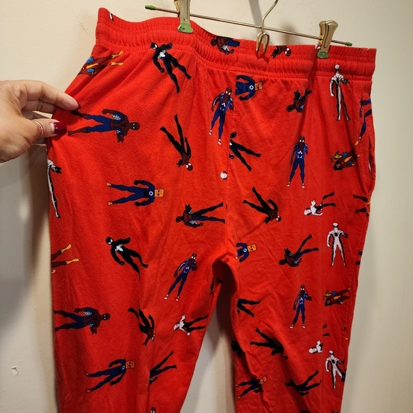 Marvel Men's Red Spider Man  Pajama Pants with Character Print Size L - Picture 8 of 12